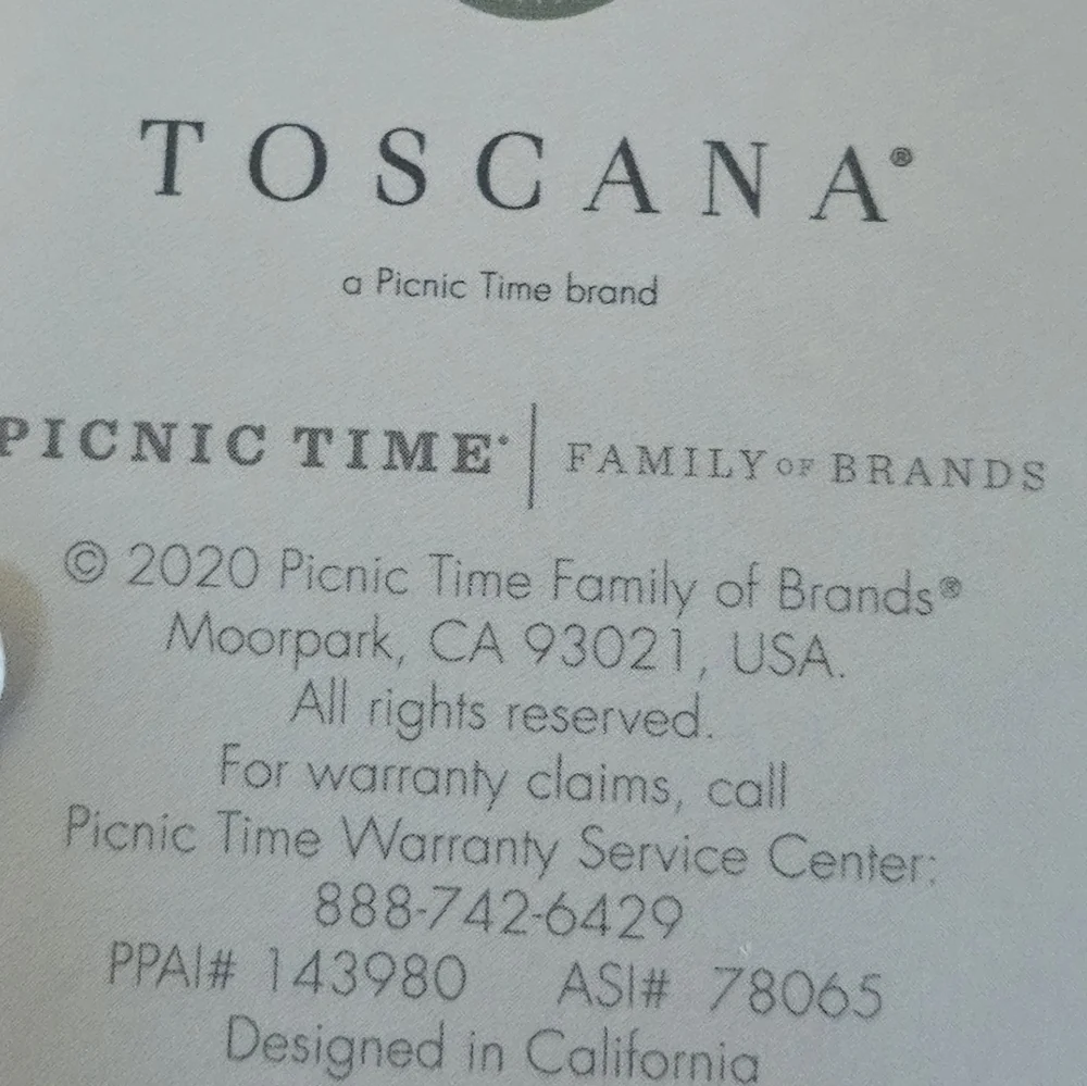 TOSCANA serving plank engraving says gratitude and Thanks.